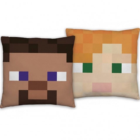 Polštář Minecraft hnědý