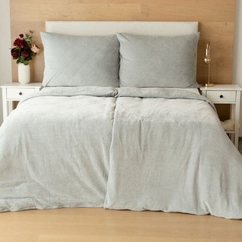 Mikroplyšové povlečení Matějovský šedé