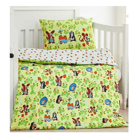 Povlečení do postýlky Matějovský Krtek na louce Bavlna deluxe