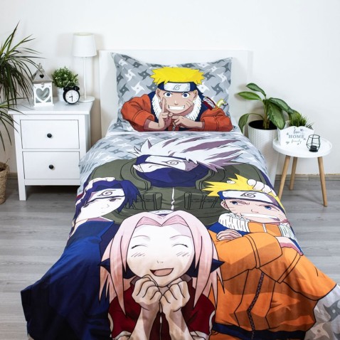 Dětské povlečení Naruto Grey