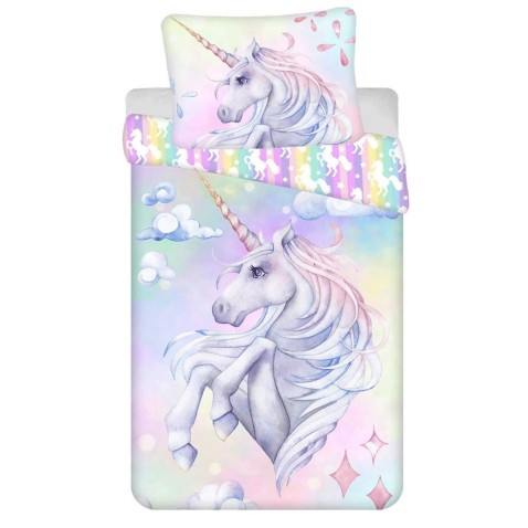 Dětské povlečení Unicorn Pastel Rainbow