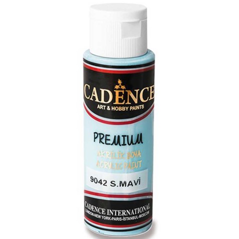 Akrylové barvy Cadence Premium 70ml sv. modrá
