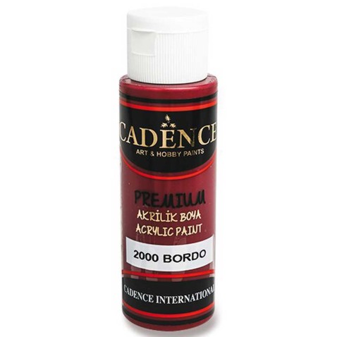 Akrylové barvy Cadence Premium 70ml vínová