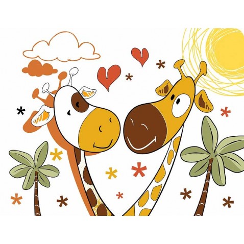 Prostírání Matějovský Giraffe Love