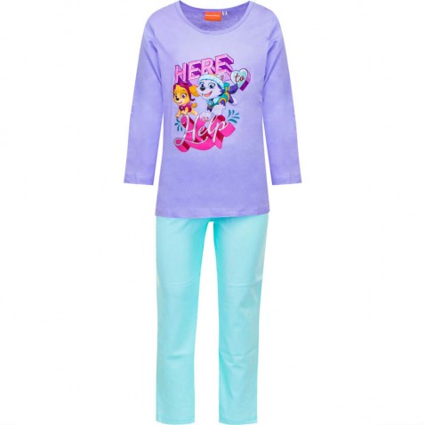 Dívčí pyžamo Paw Patrol DR fialové