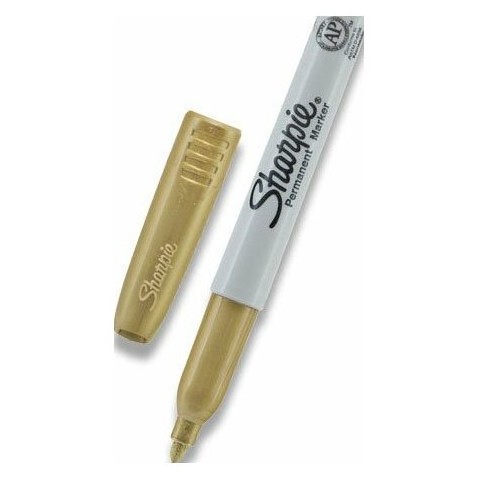 Permanentní popisovač Sharpie Metallic zlatý