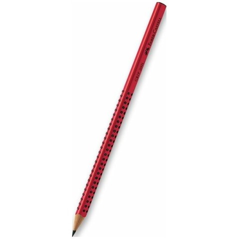 Grafitová tužka Faber-Castell Grip 2001 tvrdost B červená