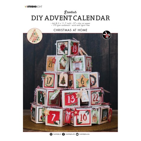 Adventní kalendář s vylupovacími obrázky - Vánoce doma