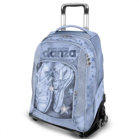 Školní batoh Danza na kolečkách modrý