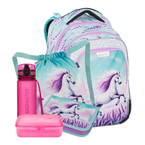 Školní batoh Bagmaster LUMI 26 B velký set