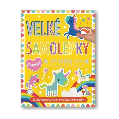 Velké samolepky pro malé ruce - Jednorožci