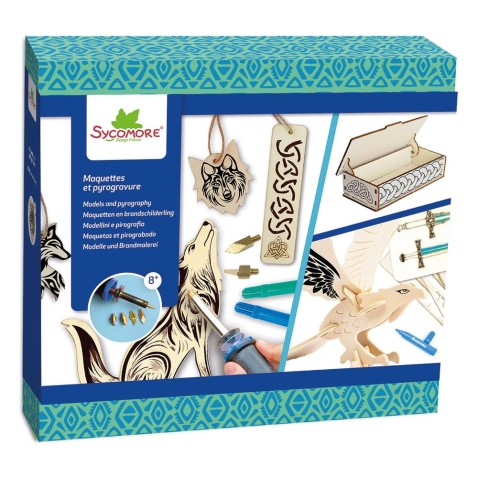 Lovely box - Pyrografie – keltské ornamenty