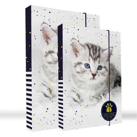 SADA desky na sešity Kočka A4 + A5