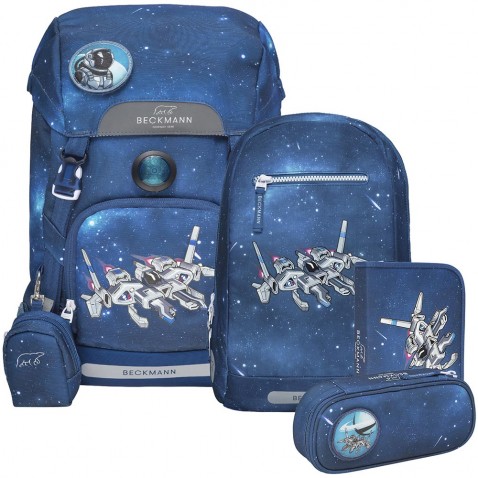 Školní batoh Beckman Spaceship 4dílný set