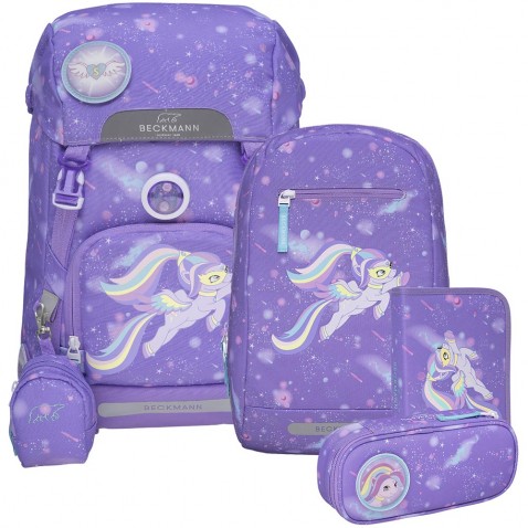 Školní batoh Beckmann Super Pony 4dílný set