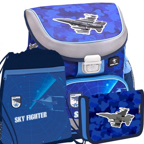 Školní batoh Belmil MiniFit 405-33 Sky Fighter SET
