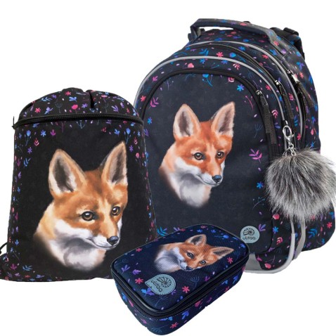 Školní batoh Ulitaa Liška set 3dílný
