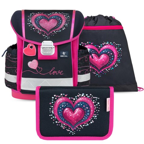 Aktovka Belmil 403-13 Dark Pinky SET