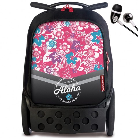Školní batoh Nikidom Roller XL Aloha na kolečkách