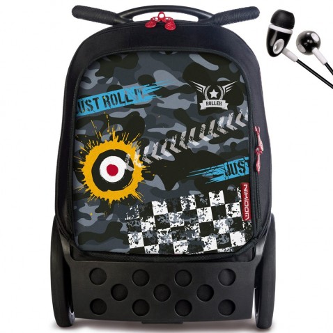Školní batoh Nikidom Roller XL Camo na kolečkách