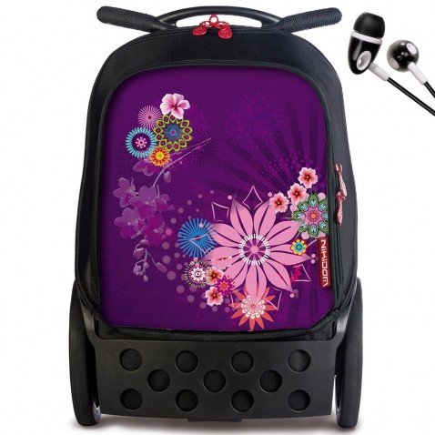 Školní batoh Nikidom Roller XL Bloom na kolečkách