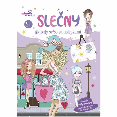 Aktivity se samolepkami Slečny