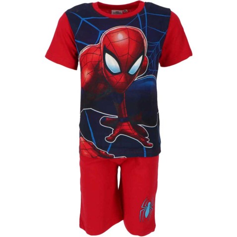 Dětské pyžamo Spiderman červené