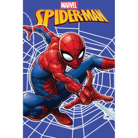 Dětská fleecová deka Spiderman web