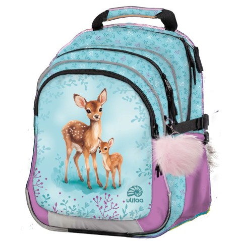 Školní batoh pro prvňáčka Ulitaa Klasik Srnečci