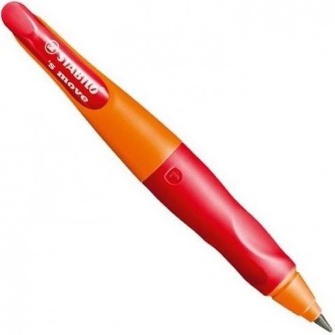 Tužka Stabilo EASYergo 3,15mm pro leváky s ořezávátkem, červená/oranžová