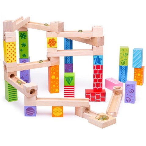 Dřevěná kuličková dráha - Bigjigs Toys