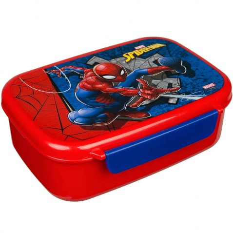 Svačinový box Spiderman červený