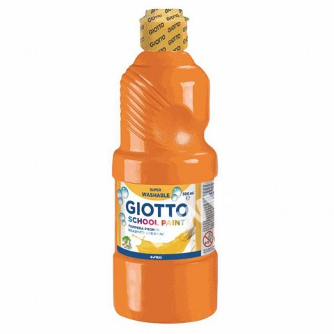 Temperová barva Giotto oranžová 500 ml