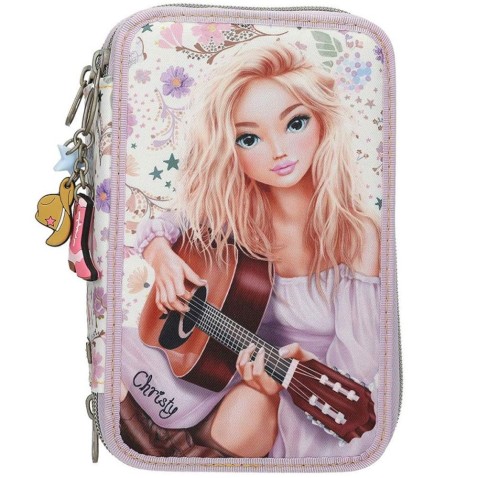 Třípatrový penál Top Model CowGirl