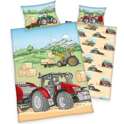 Povlečení do postýlky Traktor baby