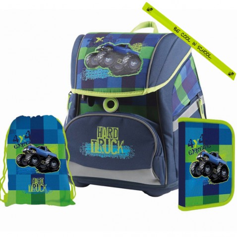 Školní aktovka Premium Flexi Truck - SET