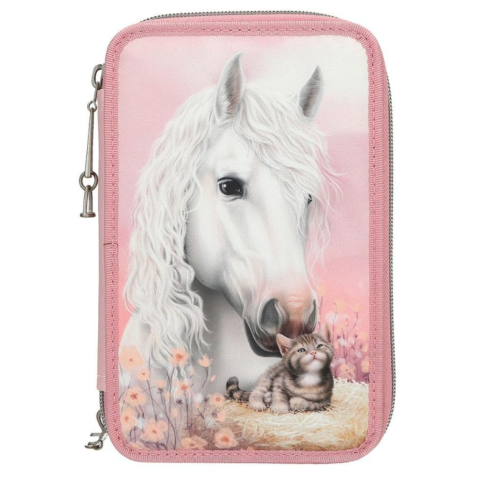 Školní penál Miss Melody True Friends, třípatrový