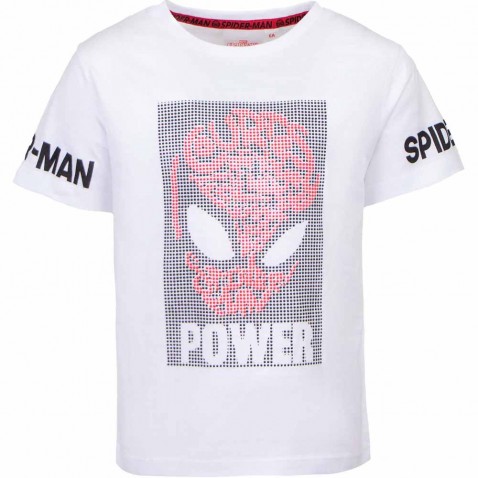 Tričko Spiderman KR white