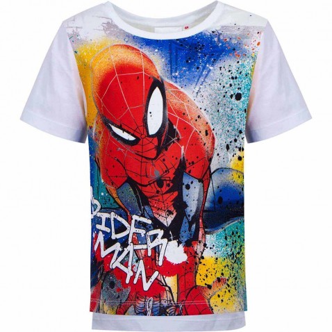 Tričko Spiderman KR bílé
