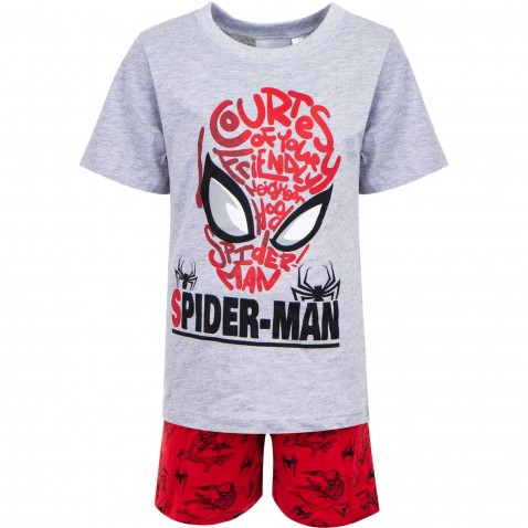 Dětské pyžamo Spiderman červené