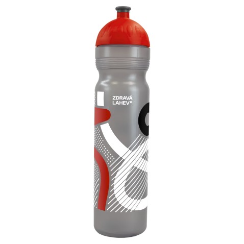 Zdravá lahev 1 l - Sport element červená