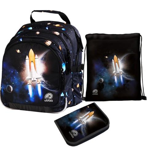 Batoh pro prvňáčky Ulitaa Vesmír, 3dílný set