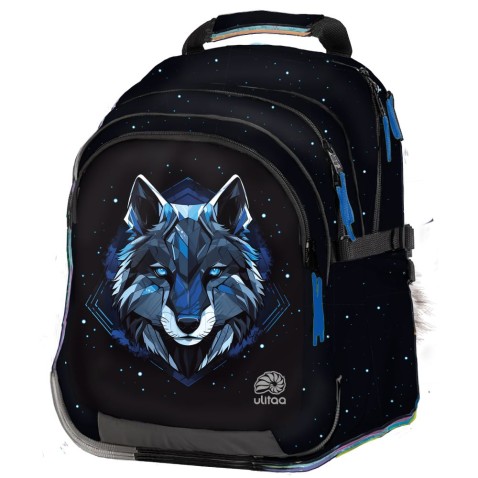 Školní taška pro prvňáčky Ulitaa Klasik Vlk