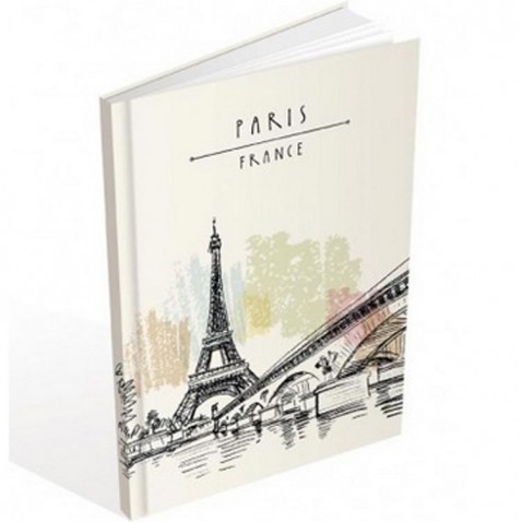 Záznamová kniha A5 MFP Paříž 100 listů čistá