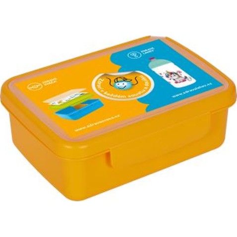 Svačinový box Zdravá sváča - oranžový