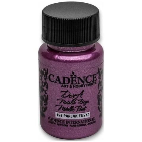 Akrylové barvy Cadence Dora Metalic 50ml fuchsiová