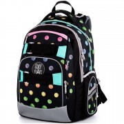 Školní batoh OXY Style Mini Dots a klíčenka zdarma