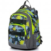 Školní batoh OXY Style Mini camoflight a klíčenka zdarma