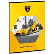 Ars Una Sešit Lamborghini žluté A4 linkovaný s okrajem
