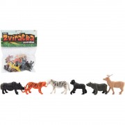 Zvířátka mini safari ZOO 5-6cm 12ks